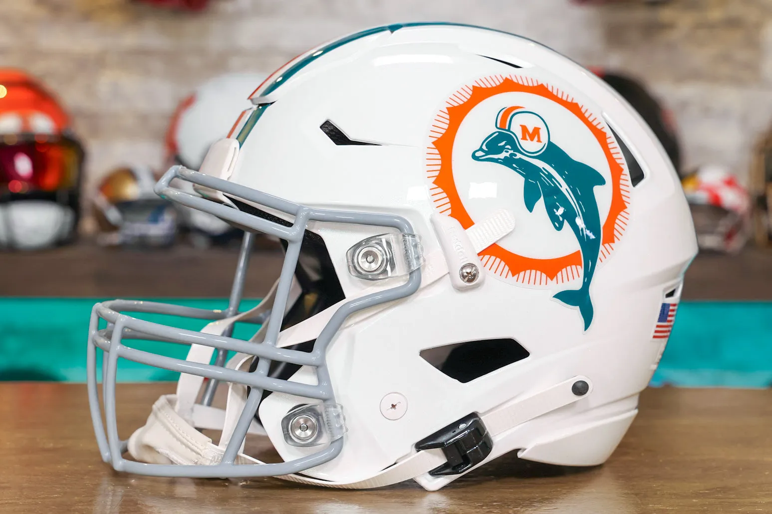 Miami Dolphins Riddell SpeedFlex Helmet - 1972 Throwback