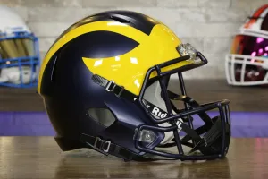 Michigan Wolverines Riddell Speed Display Helmet