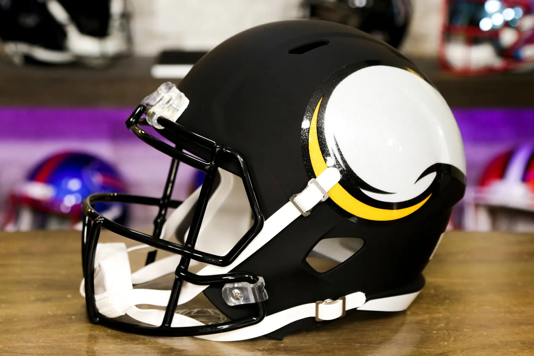 Minnesota Vikings Riddell Speed Authentic Helmet - AMP - OPEN BOX