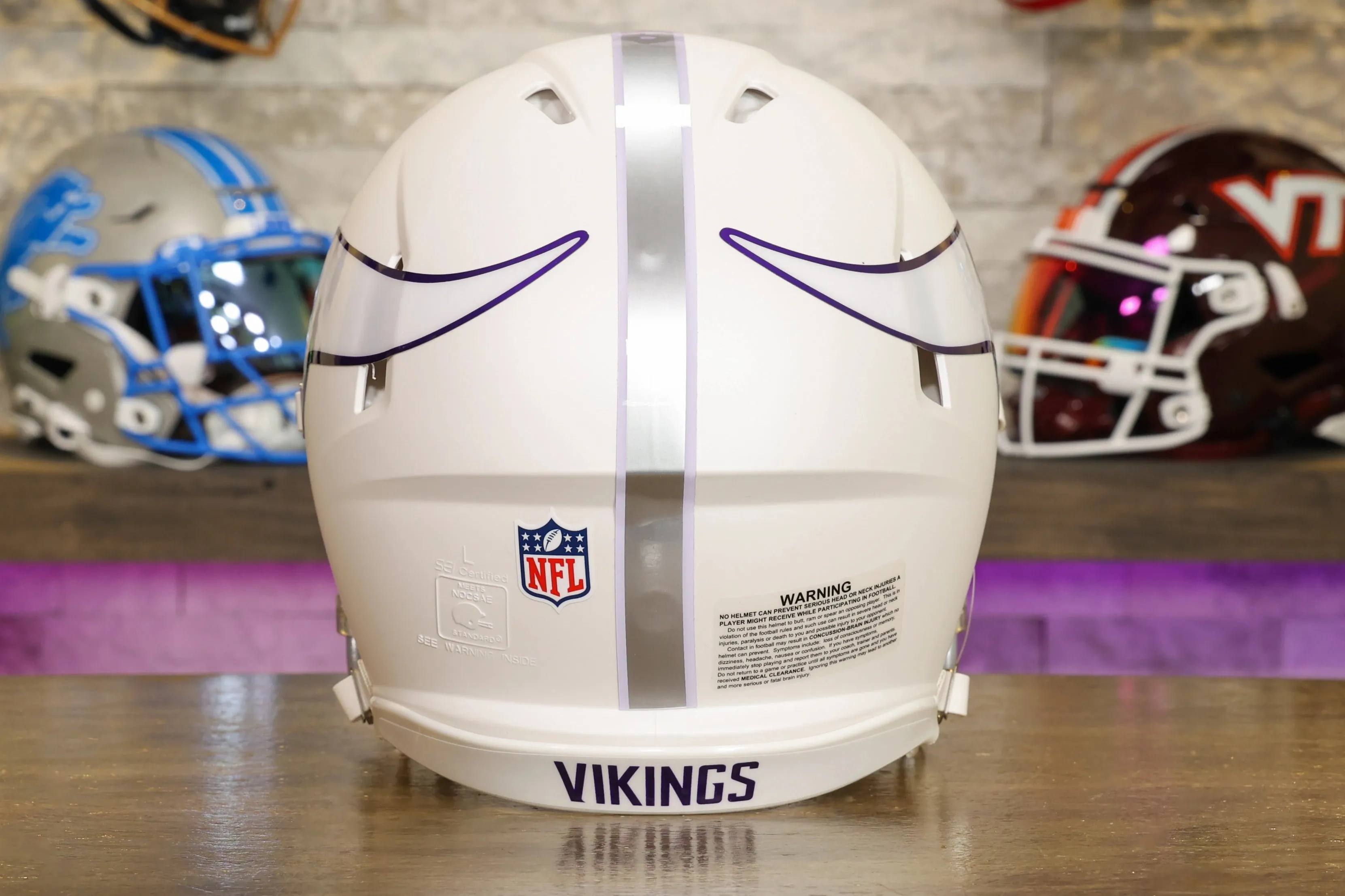 Minnesota Vikings Riddell Speed Authentic Helmet - Winter Warrior Alternate