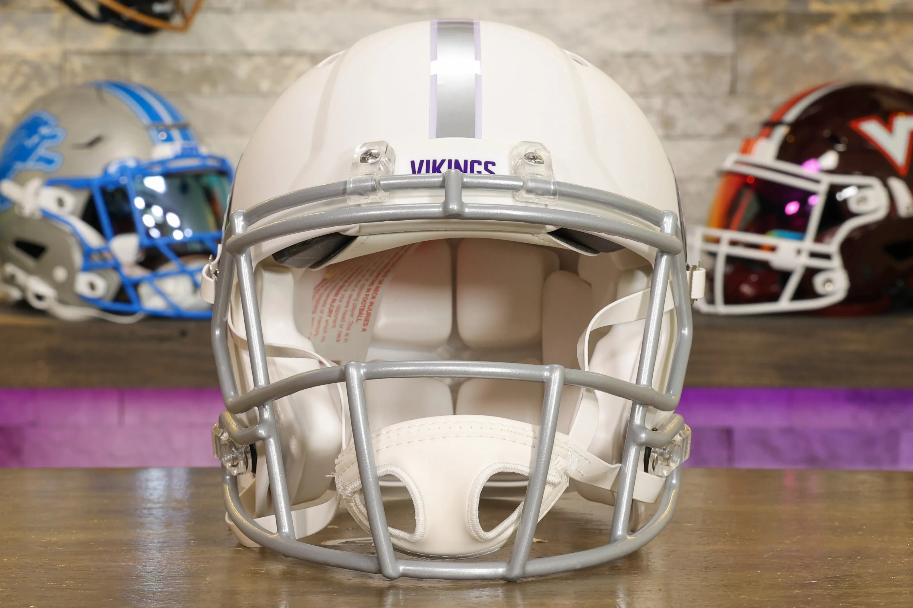 Minnesota Vikings Riddell Speed Authentic Helmet - Winter Warrior Alternate