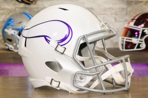 Minnesota Vikings Riddell Speed Display Helmet - Winter Warrior Alternate
