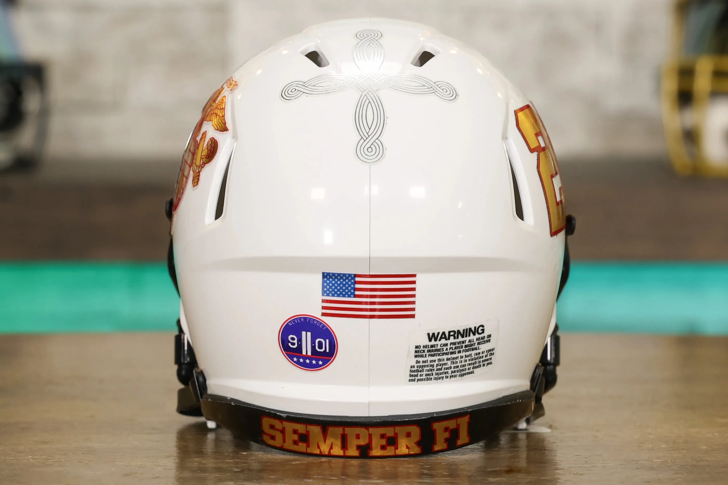 Navy Midshipmen Riddell Speed Mini Helmet USMC - TSC Edition 02073
