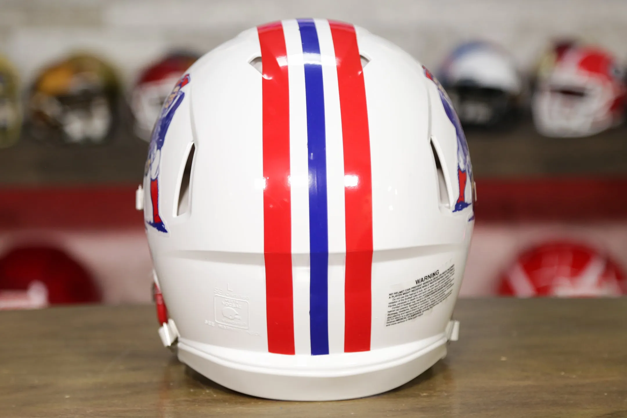 New England Patriots Riddell Speed Authentic Helmet - 1990-1992 Throwback