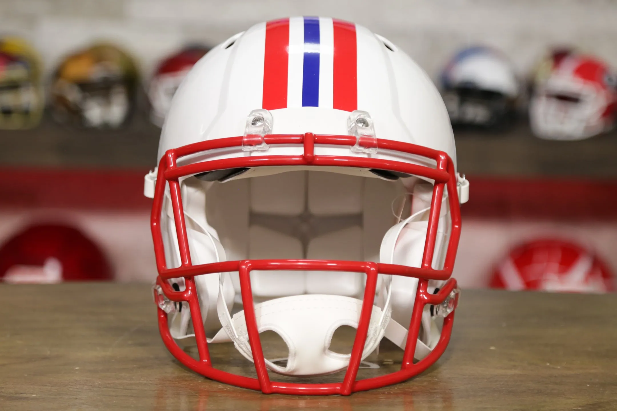 New England Patriots Riddell Speed Authentic Helmet - 1990-1992 Throwback