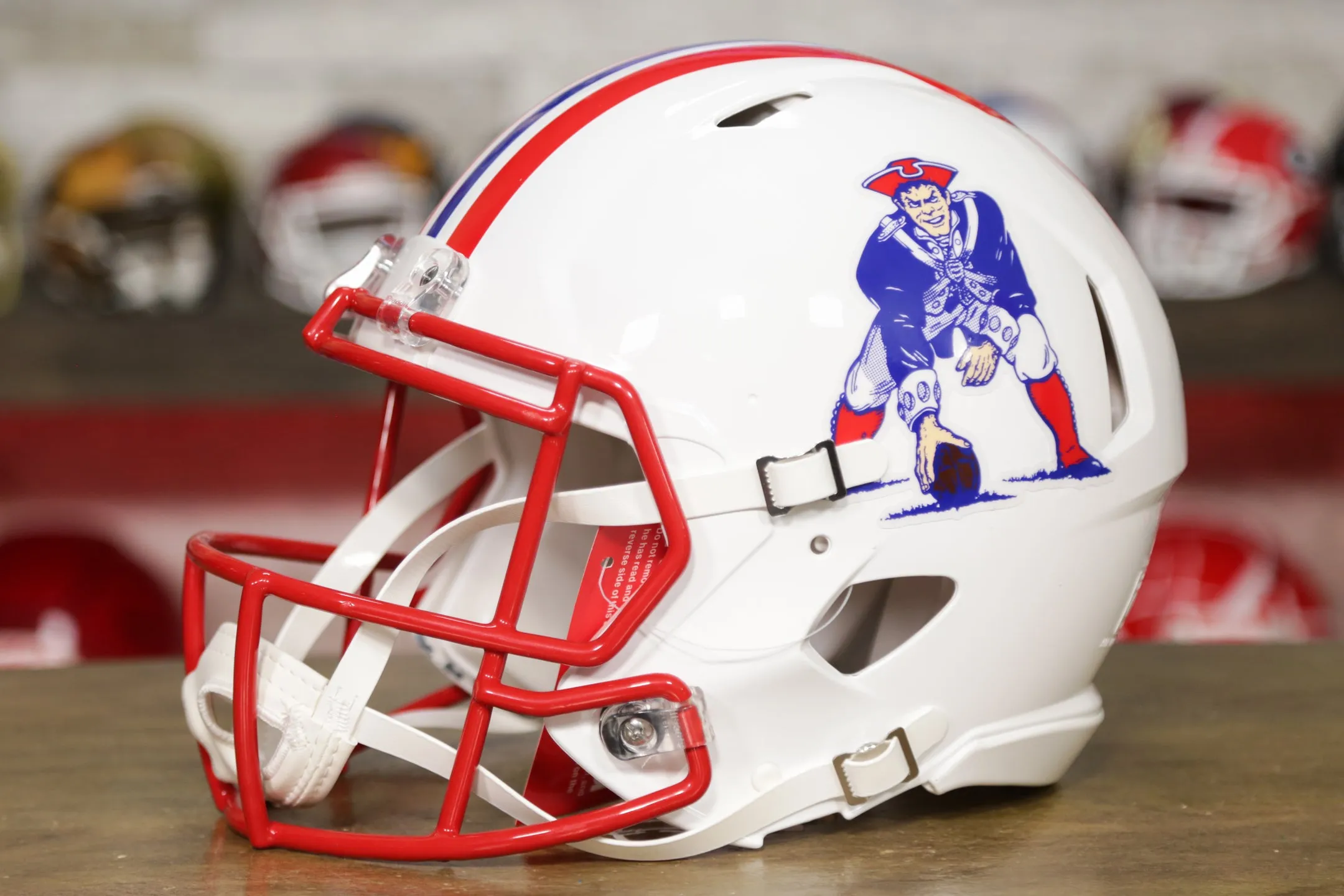 New England Patriots Riddell Speed Authentic Helmet - 1990-1992 Throwback