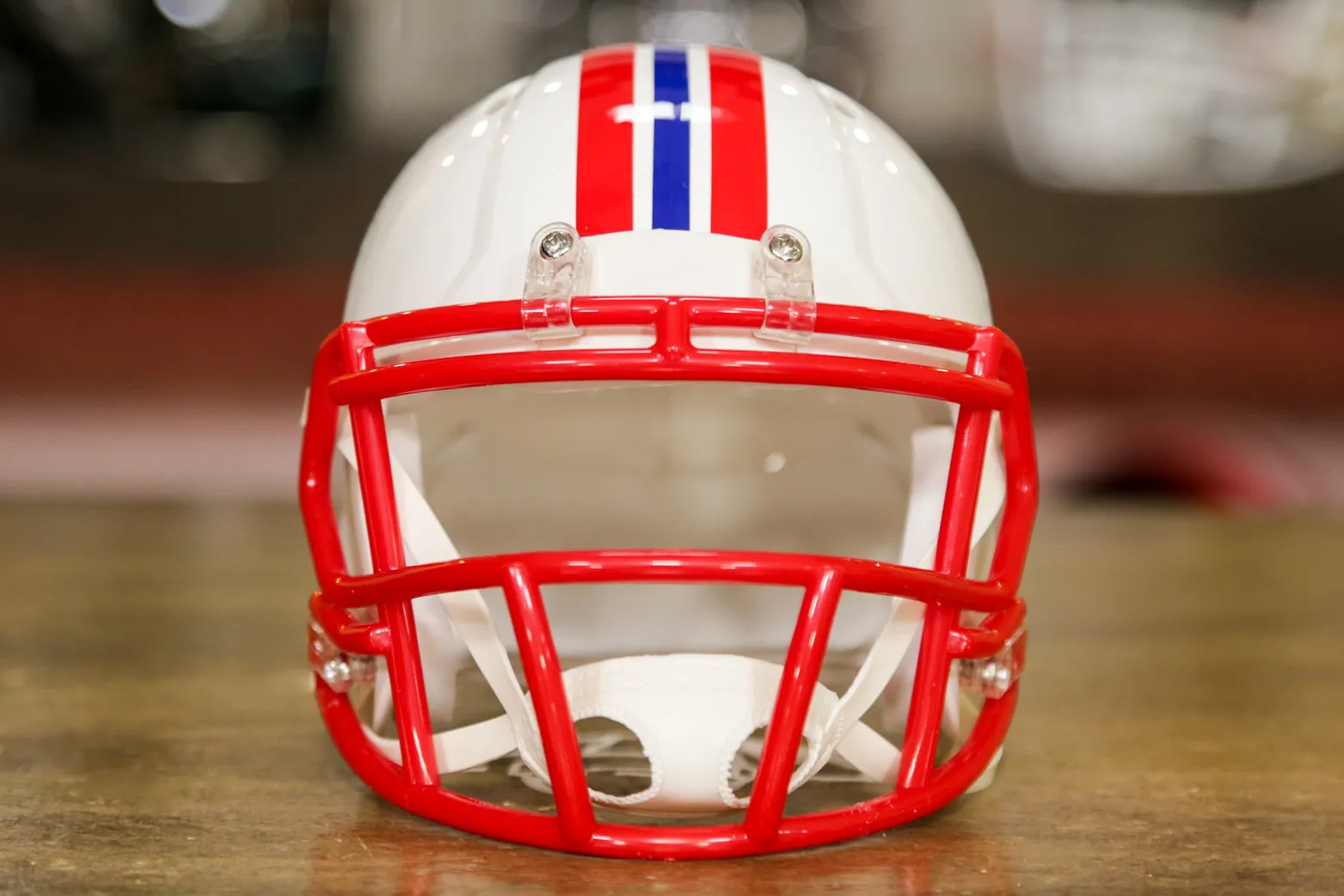 New England Patriots Riddell Speed Mini Helmet - 1990-1992 Throwback