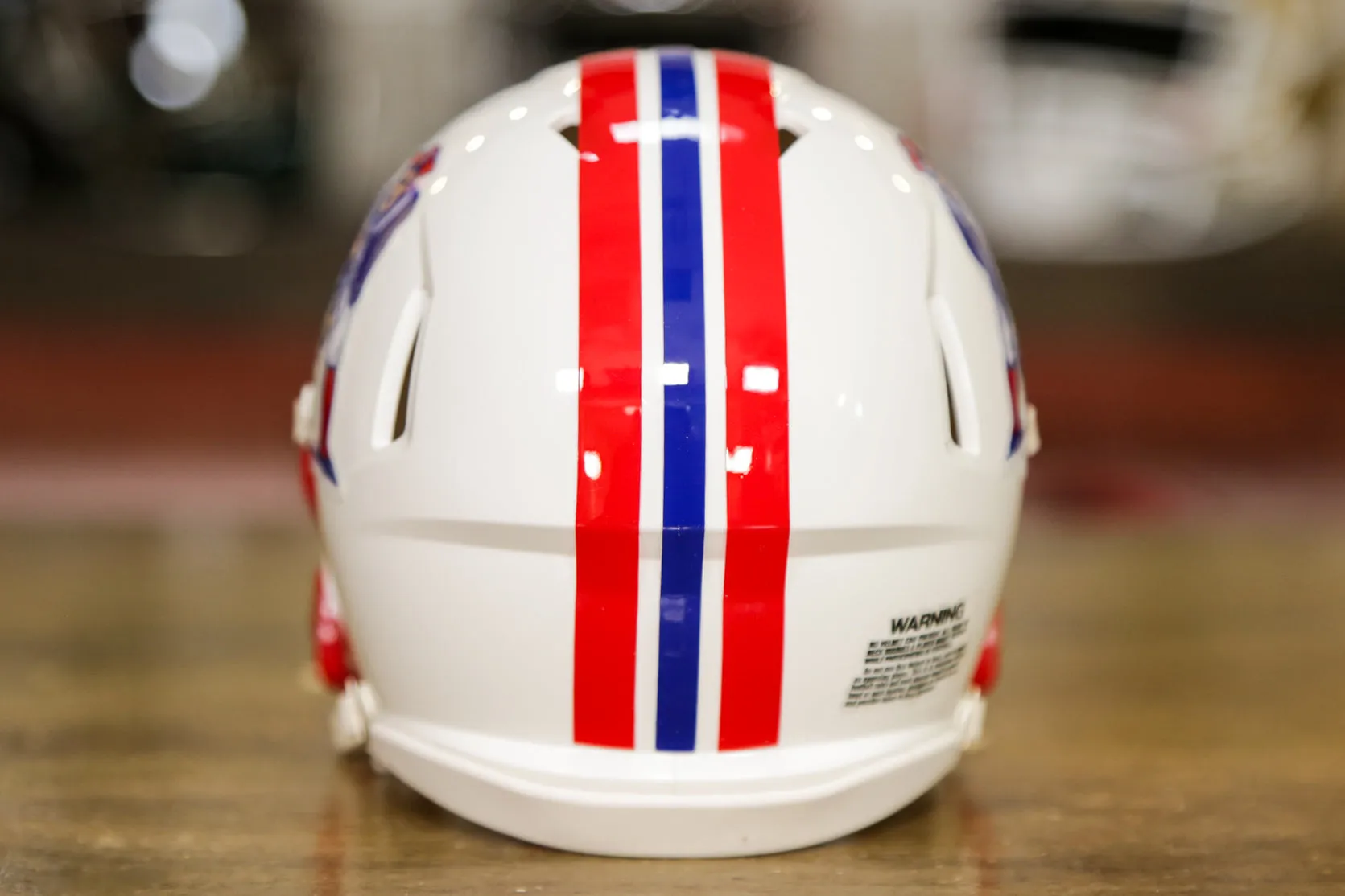 New England Patriots Riddell Speed Mini Helmet - 1990-1992 Throwback