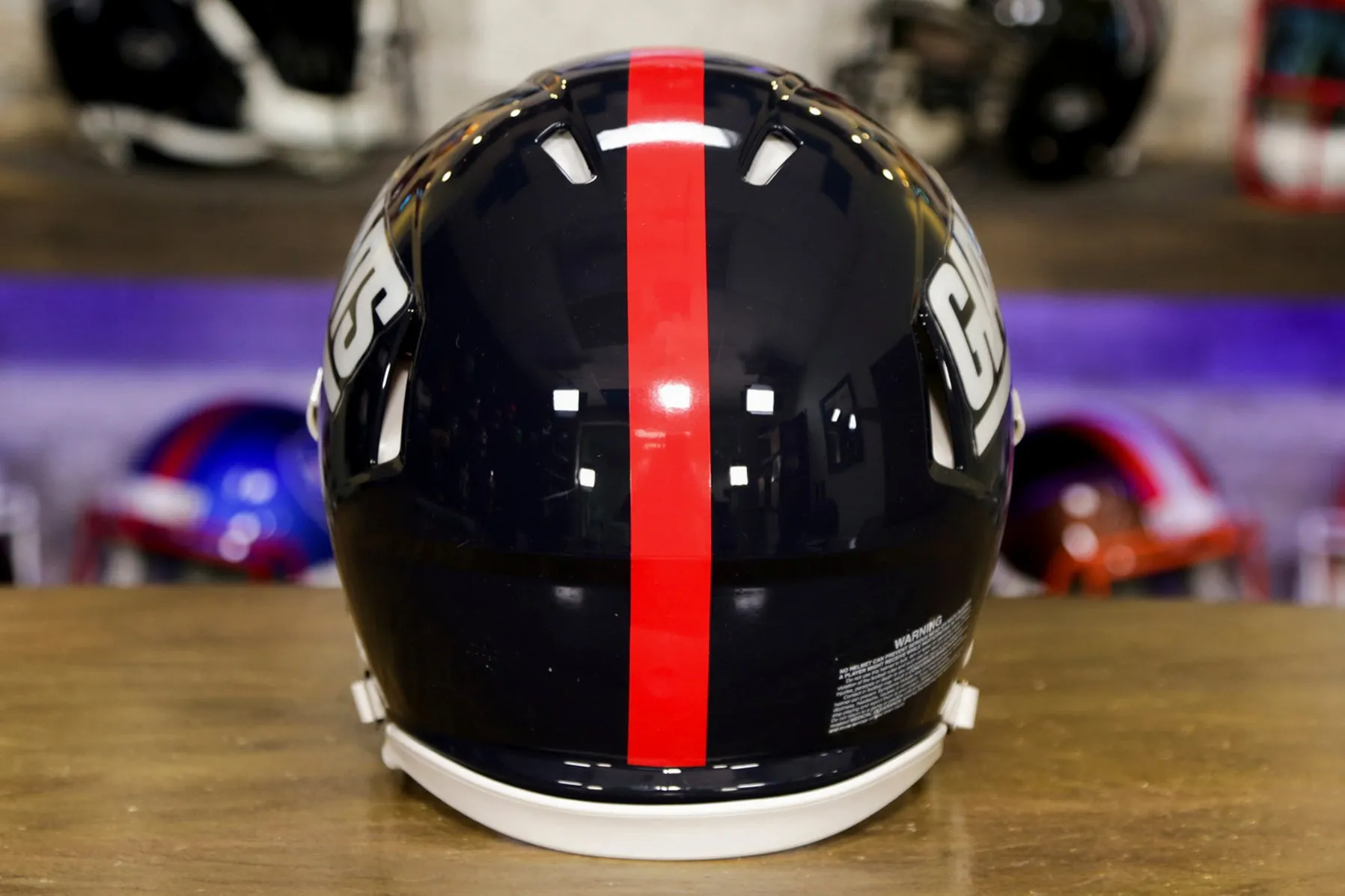 New York Giants Riddell Speed Authentic Helmet - 1981-1999 Throwback