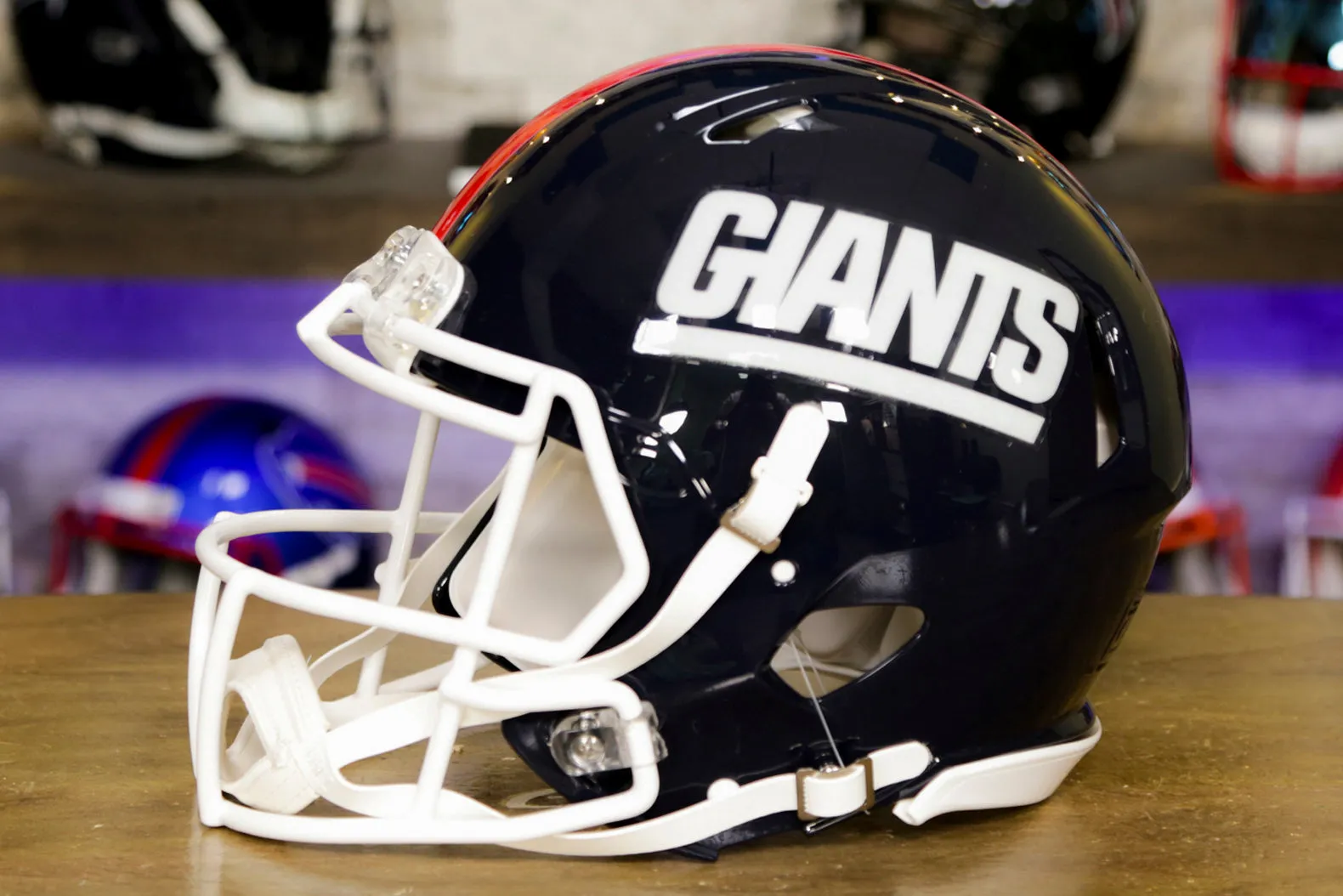 New York Giants Riddell Speed Authentic Helmet - 1981-1999 Throwback