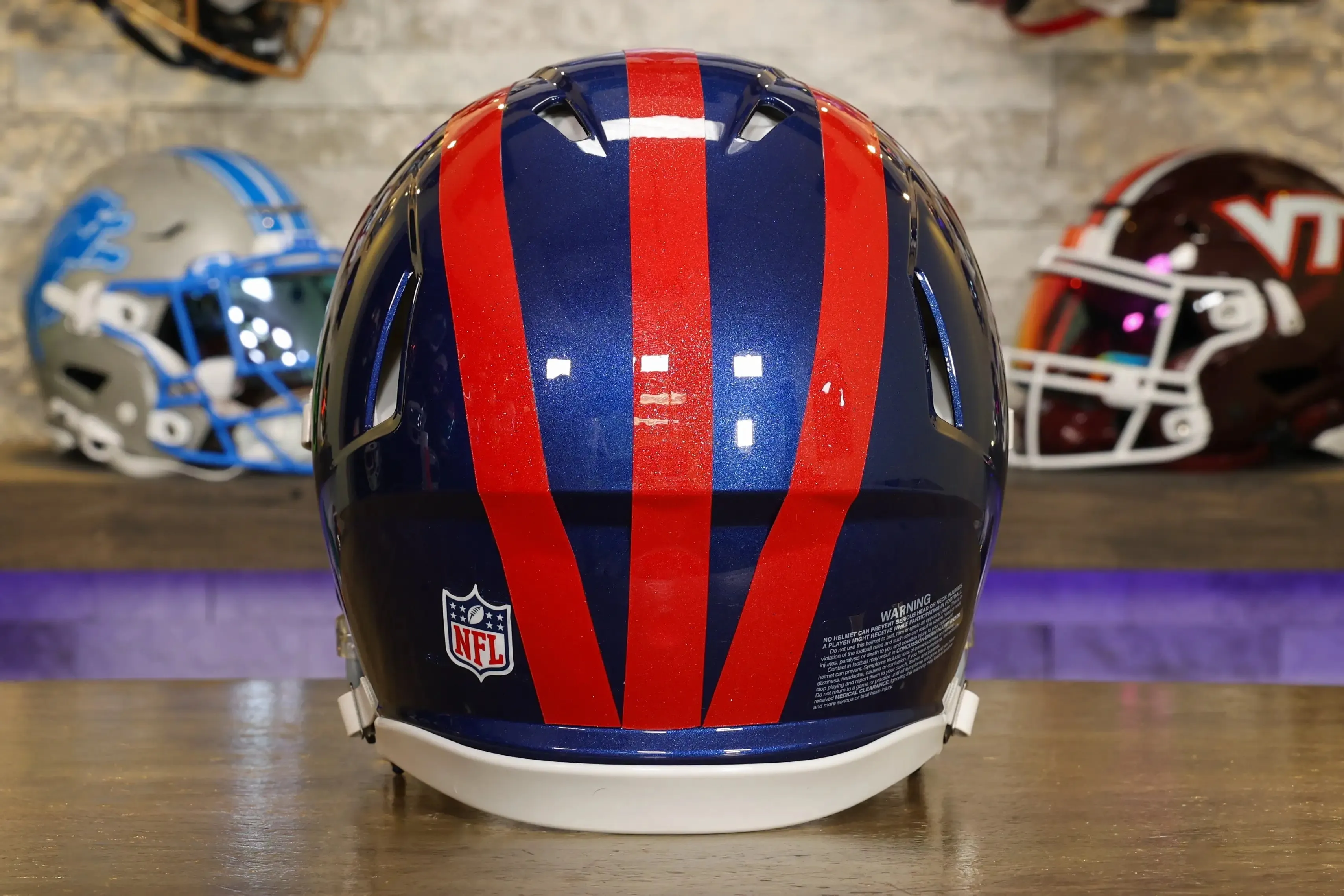 New York Giants Riddell Speed Authentic Helmet - Century Red Alternate