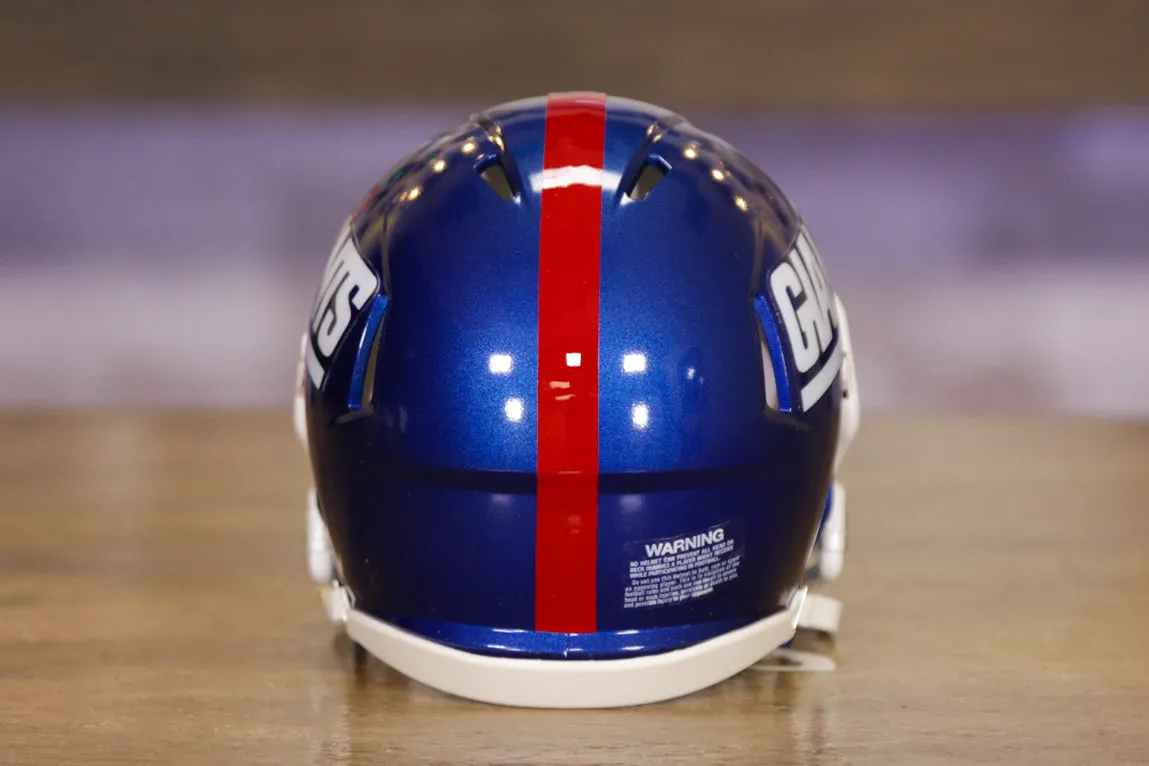 New York Giants Riddell Speed Mini Helmet - Color Rush Alternate