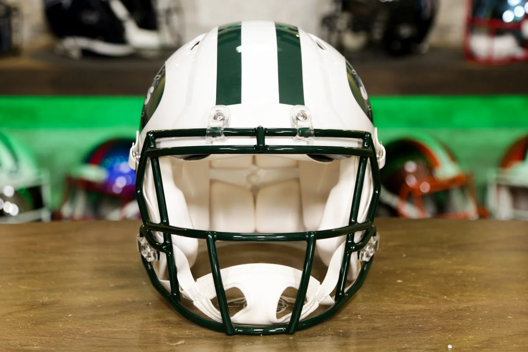 New York Jets Riddell Speed Authentic Helmet - 1998-2018 Throwback
