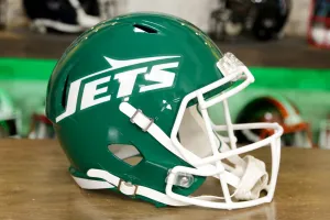 New York Jets Riddell Speed Display Helmet - 1978-1989 Throwback