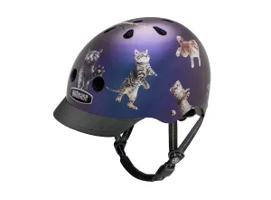 Nutcase Space Cats Urban Helmet - Purple