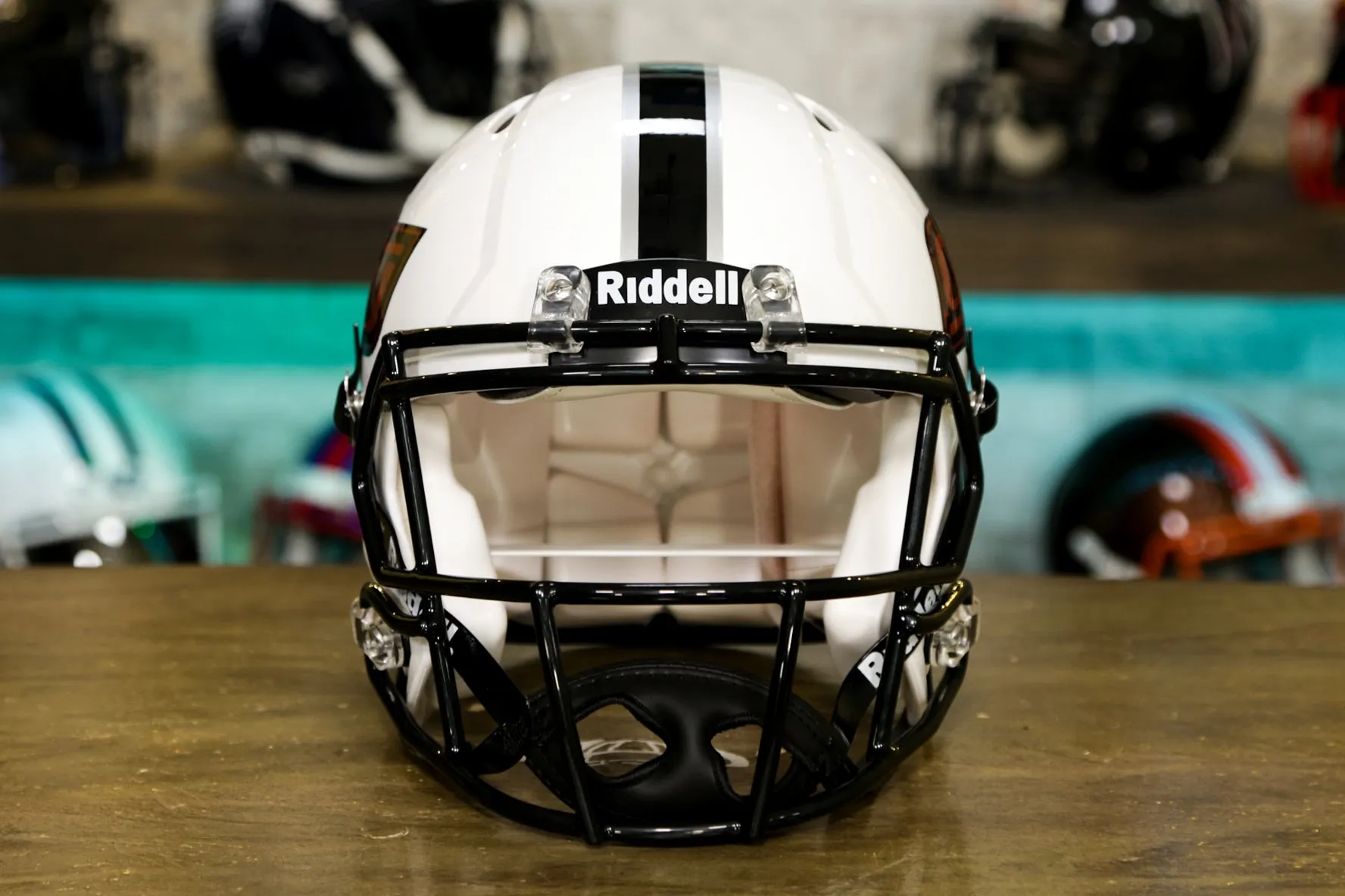 Oklahoma State Cowboys Riddell Speed Authentic Helmet - Chrome Orange Decals