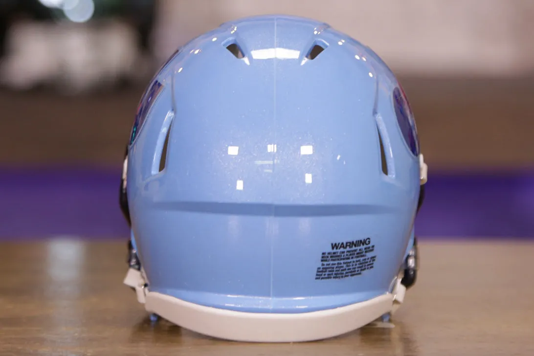 Old Dominion Monarchs Riddell Speed Mini Helmet - Blue Racetrack