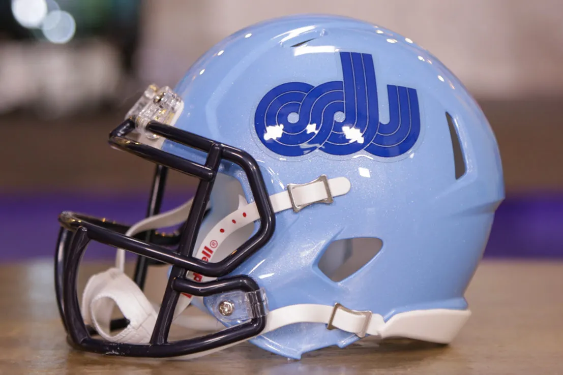 Old Dominion Monarchs Riddell Speed Mini Helmet - Blue Racetrack