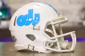 Old Dominion Monarchs Riddell Speed Mini Helmet - White Racetrack