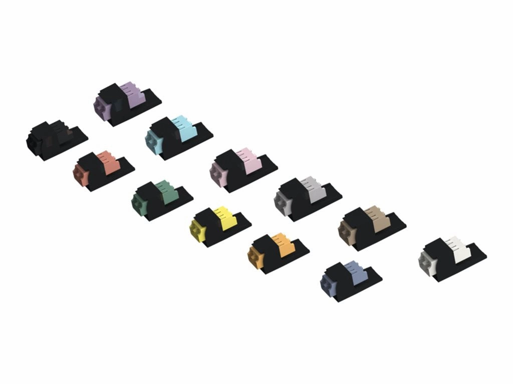 Panduit MINI-COM - Modular insert - LC Duplex MM - black, green CMDSGRLCZBL