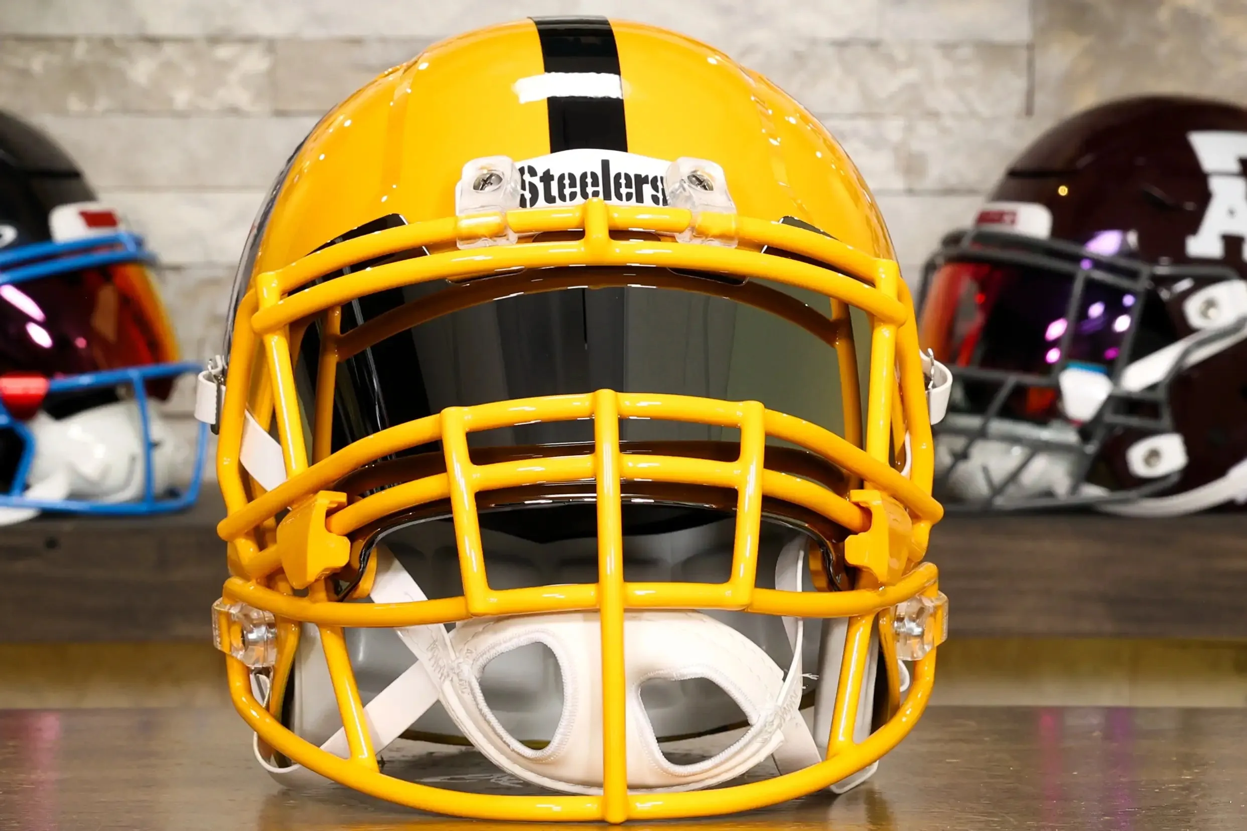 Pittsburgh Steelers Riddell Speed Display Helmet - GG Edition