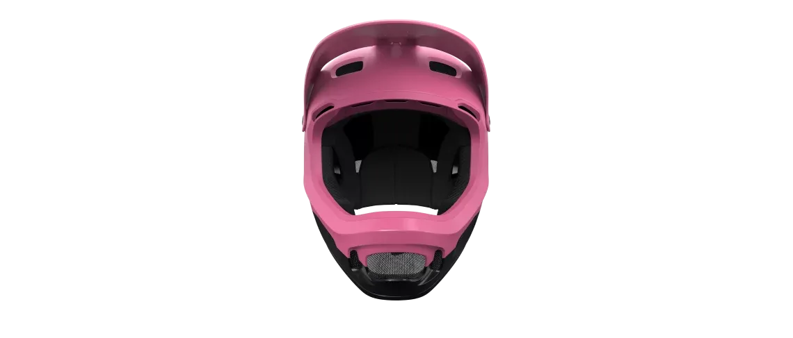 POC Coron Air MIPS Full Face Helmet - Actinium Pink-Uranium Black Matt