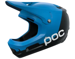 POC Coron Air MIPS Full Face Helmet - Opal Blue-Uranium Black Metallic