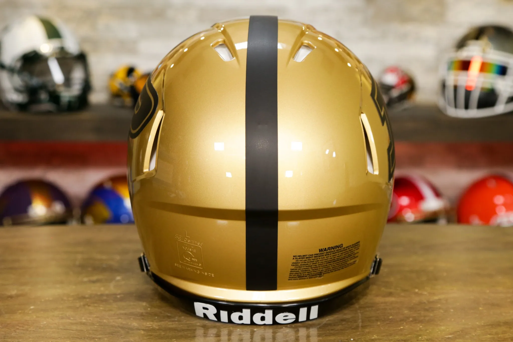 Purdue Boilermakers Riddell Speed Authentic Helmet - Alternate