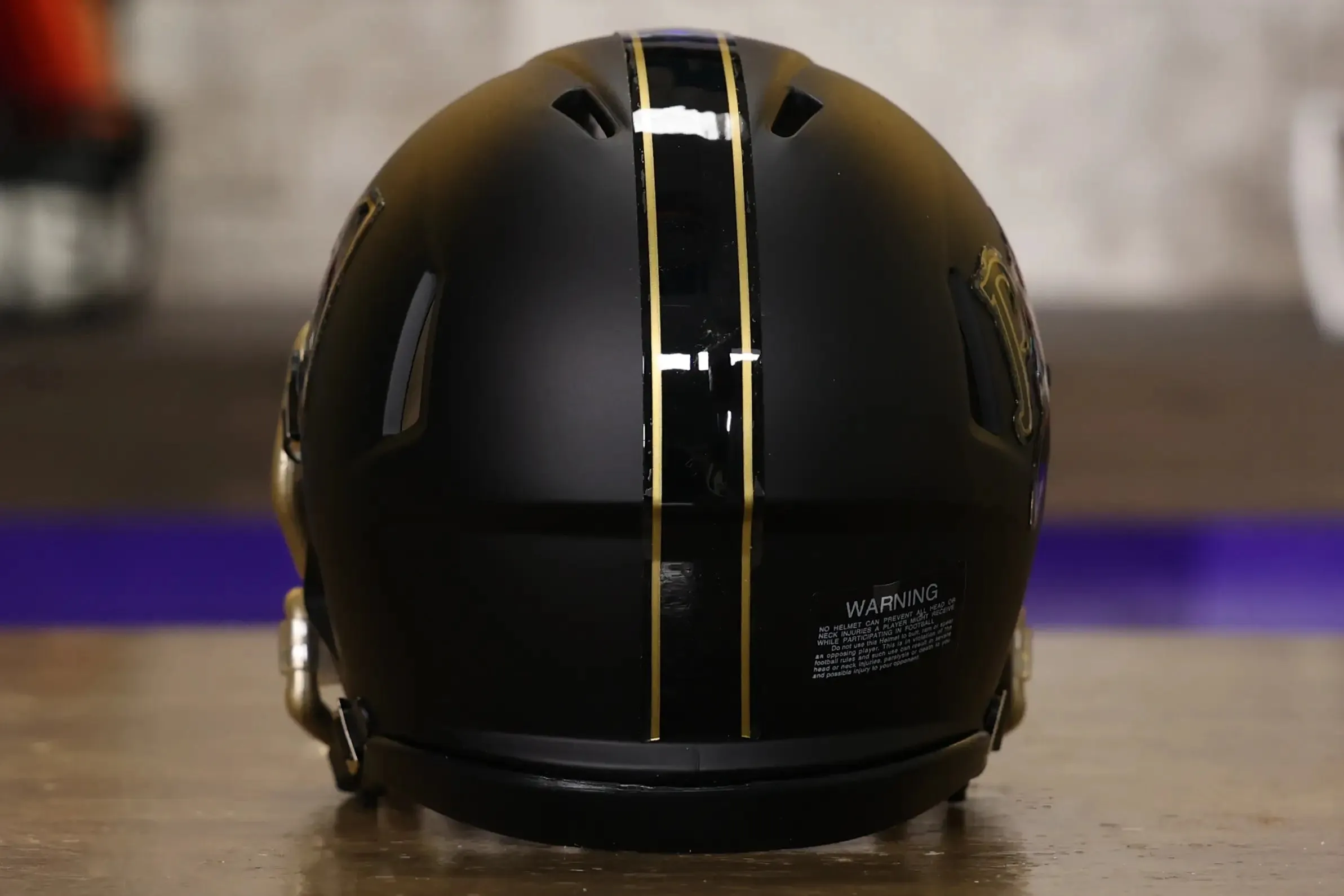 Purdue Boilermakers Riddell Speed Mini Helmet - Script