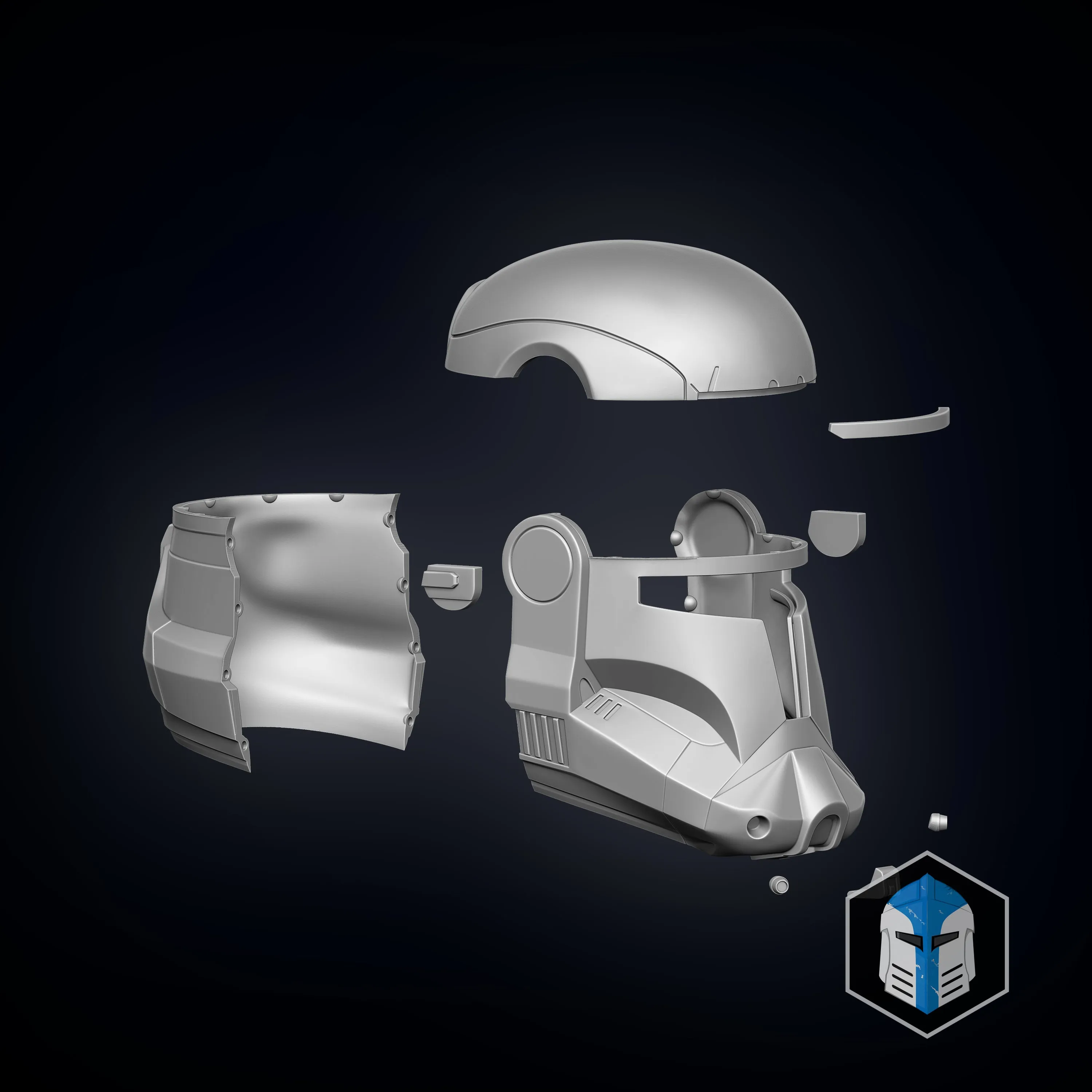 Republic Commando Clone Trooper Helmet - 3D Print Files