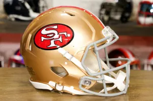San Francisco 49ers Riddell Speed Authentic Helmet - 1964-1995 Throwback - OPEN BOX