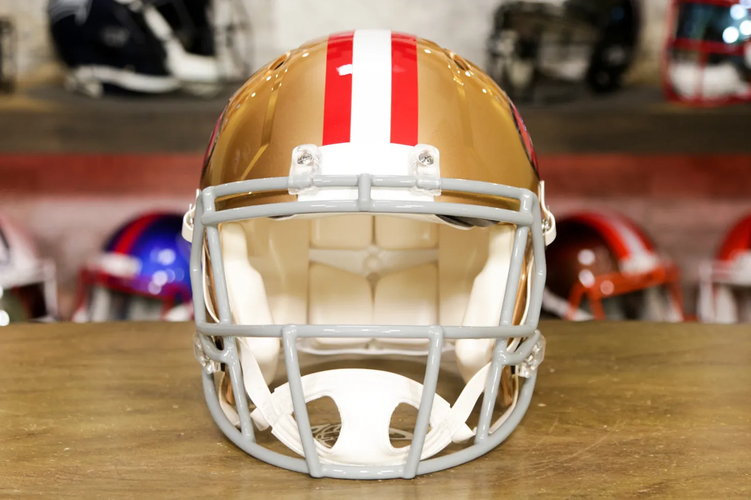 San Francisco 49ers Riddell Speed Authentic Helmet - 1964-1995 Throwback - OPEN BOX