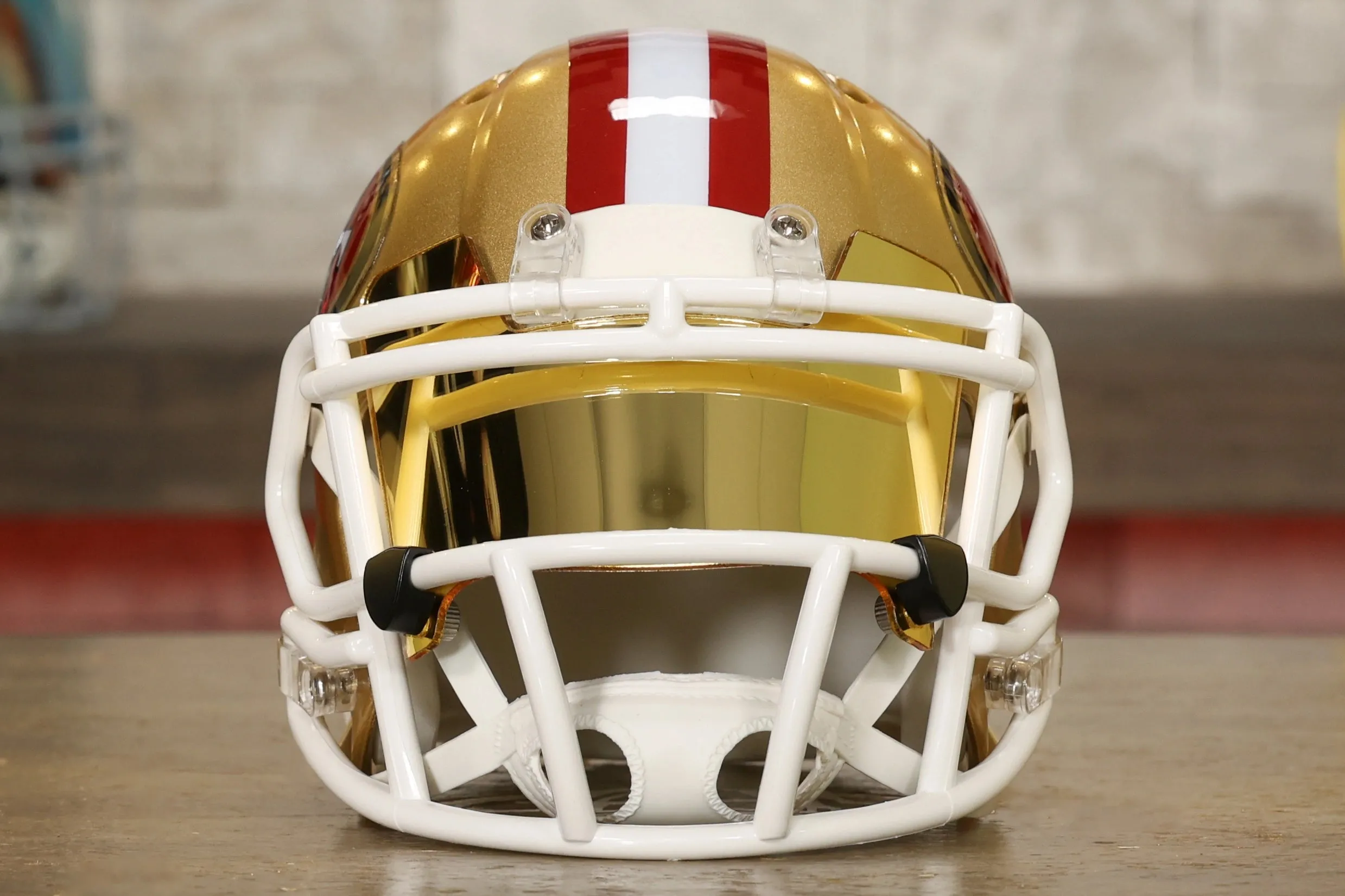 San Francisco 49ers Riddell Speed Mini Helmet - GG Edition 01189