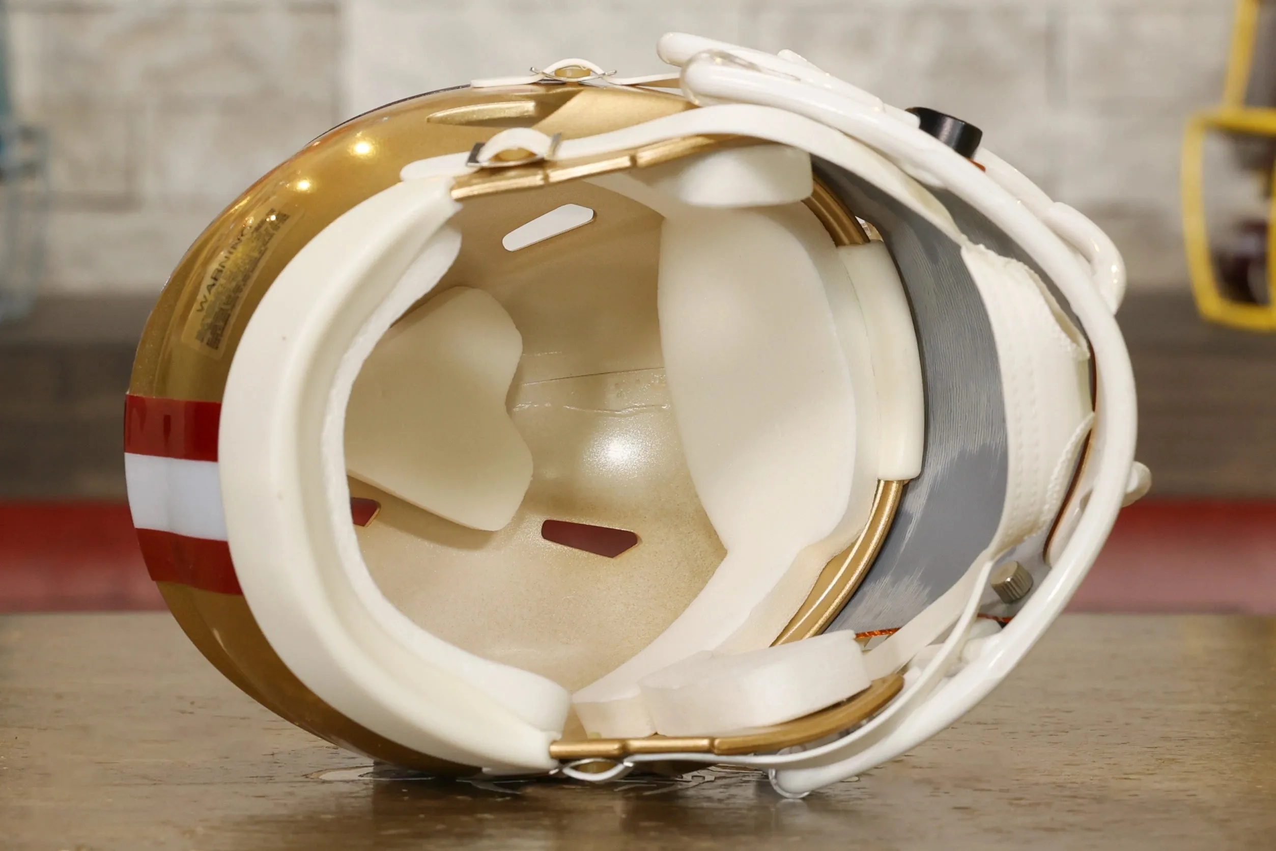 San Francisco 49ers Riddell Speed Mini Helmet - GG Edition 01189