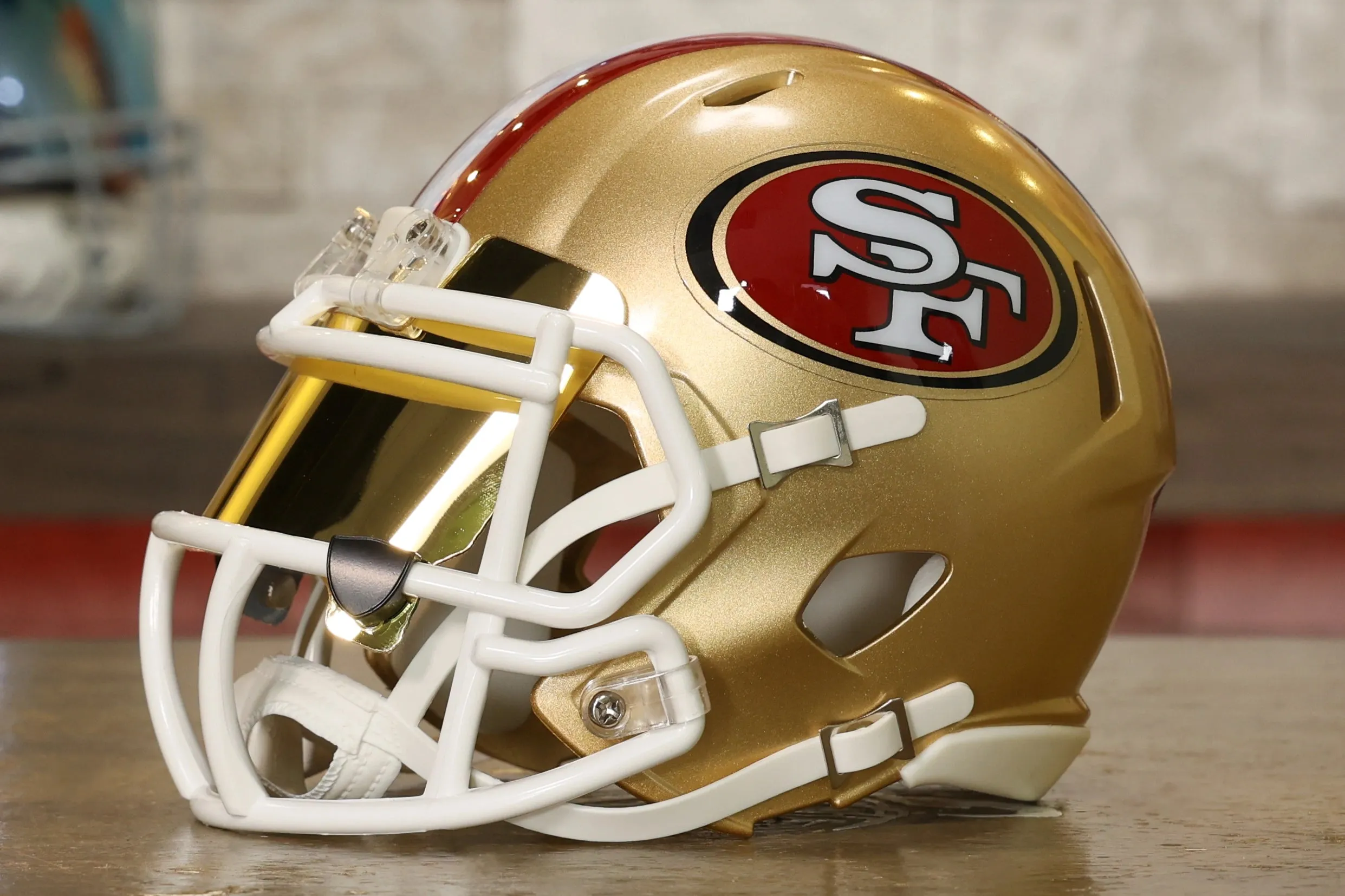 San Francisco 49ers Riddell Speed Mini Helmet - GG Edition 01189
