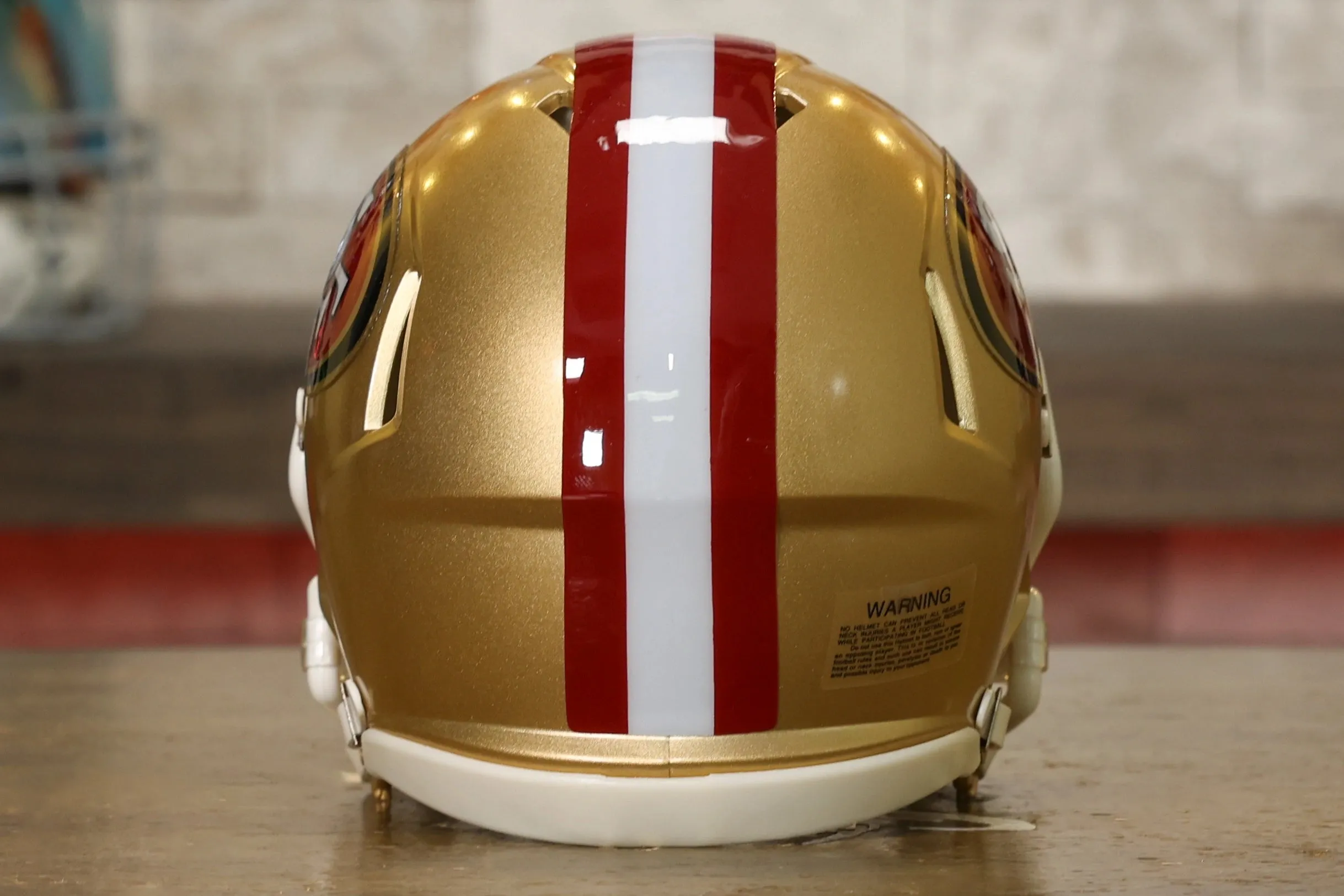 San Francisco 49ers Riddell Speed Mini Helmet - GG Edition 01189