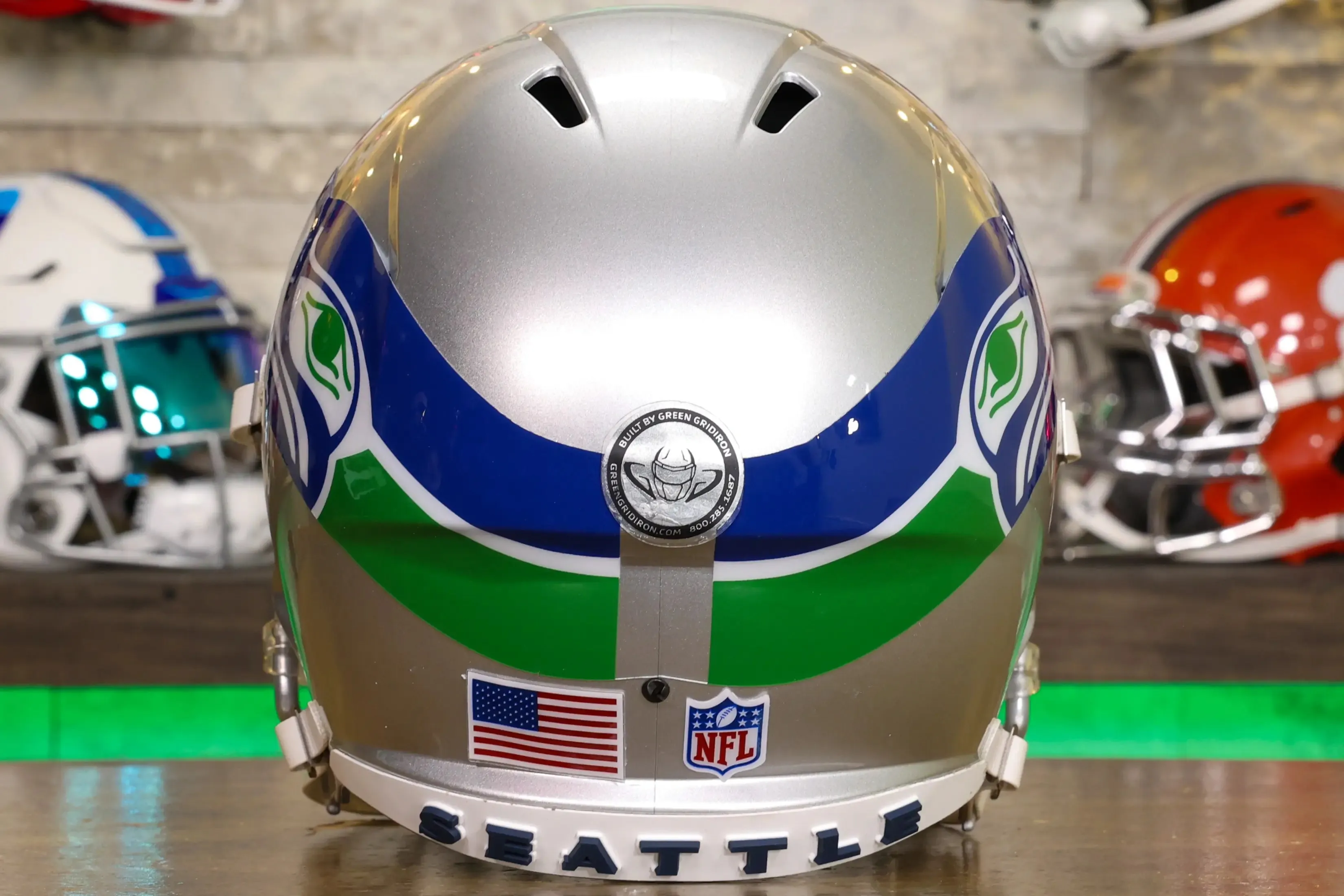 Seattle Seahawks Riddell Speed Display Helmet - GG Edition