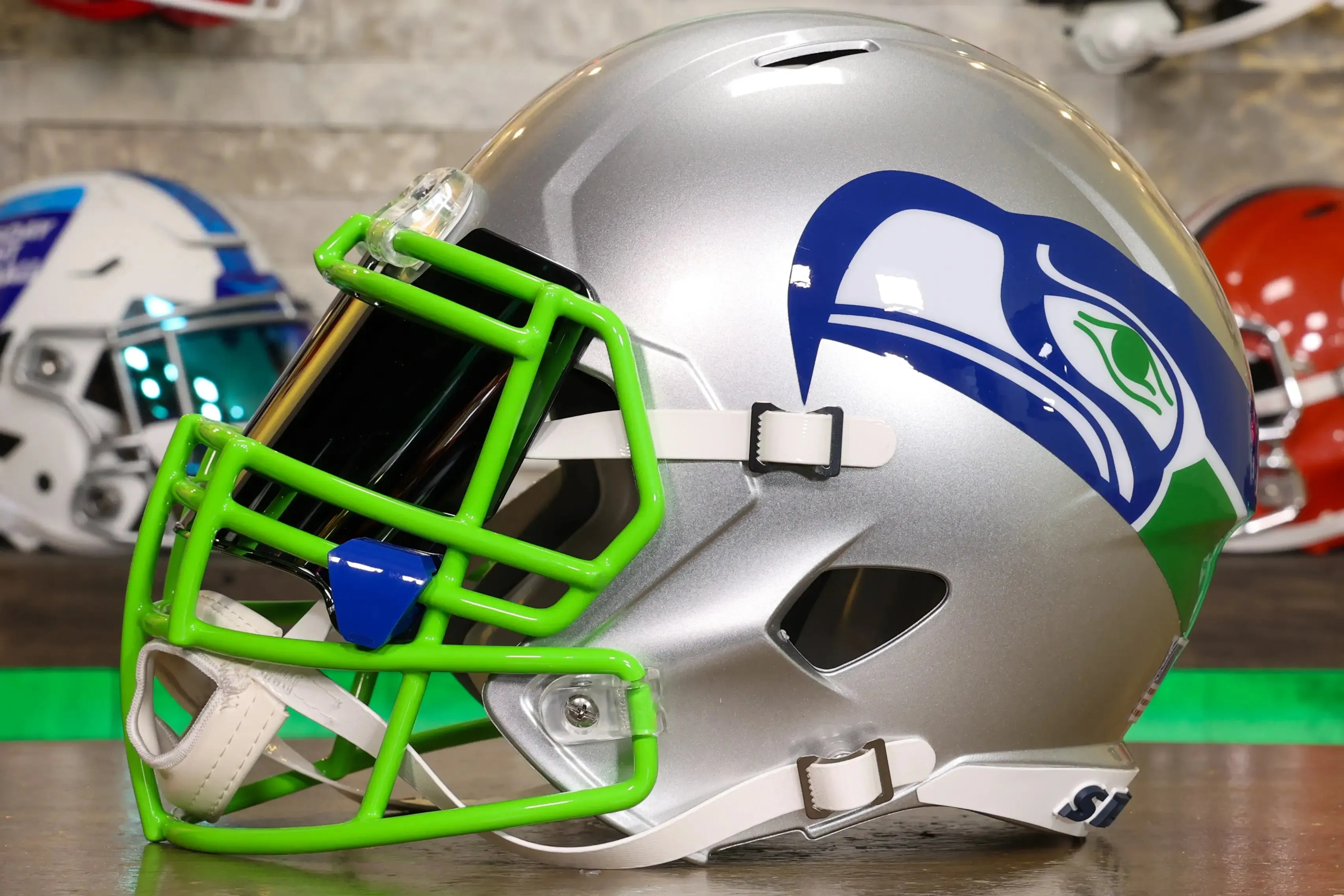 Seattle Seahawks Riddell Speed Display Helmet - GG Edition