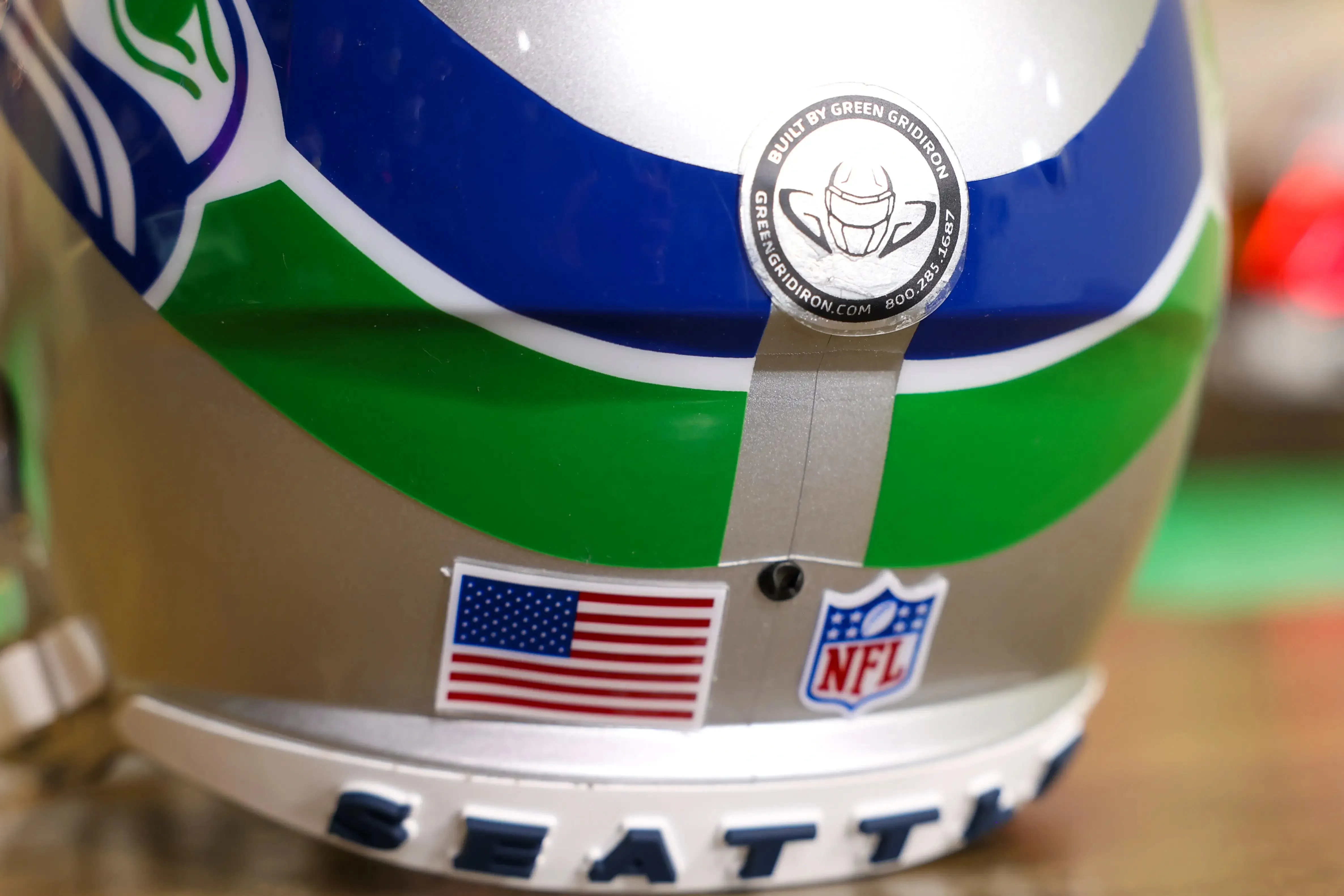 Seattle Seahawks Riddell Speed Display Helmet - GG Edition