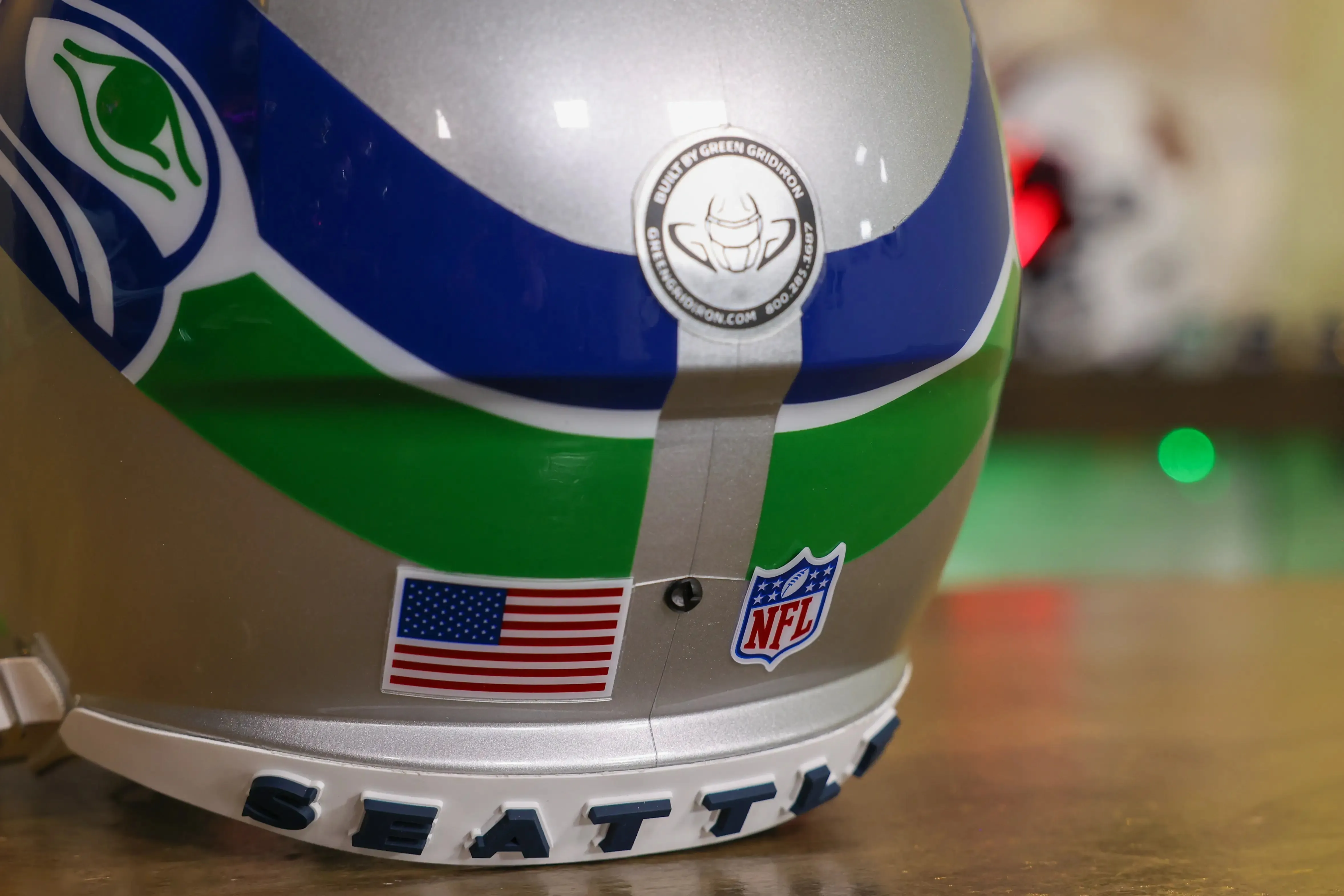 Seattle Seahawks Riddell Speed Display Helmet - GG Edition
