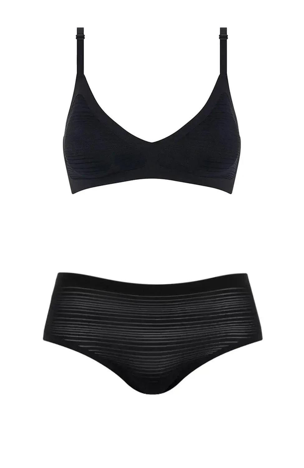 Softstretch Stripes Bralette Set