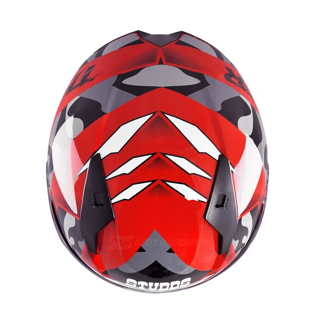 STUDDS THUNDER MOTORCYCLE FULL FACE HELMET (w/ FREE EXTRA VISOR)