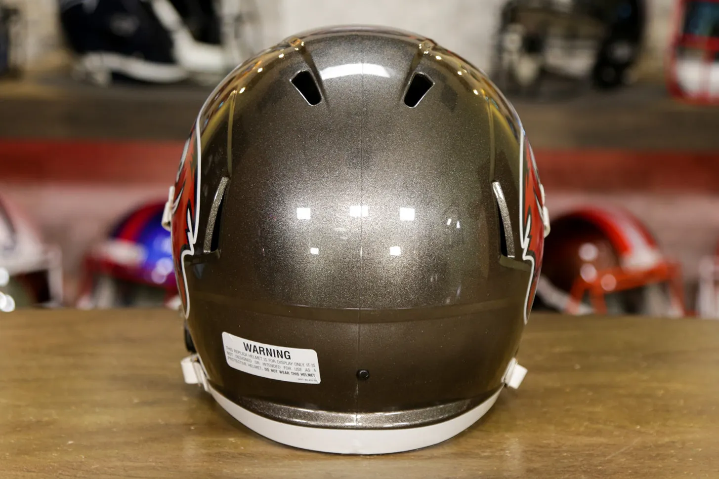 Tampa Bay Buccaneers Riddell Speed Display Helmet - 1997-2013 Throwback
