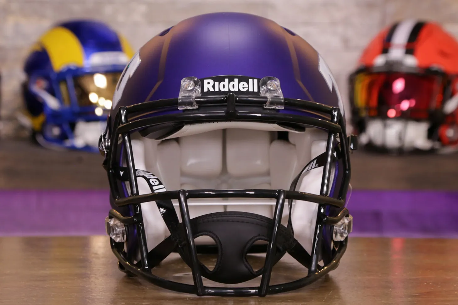 TCU Horned Frogs Riddell Speed Authentic Helmet - Satin Purple