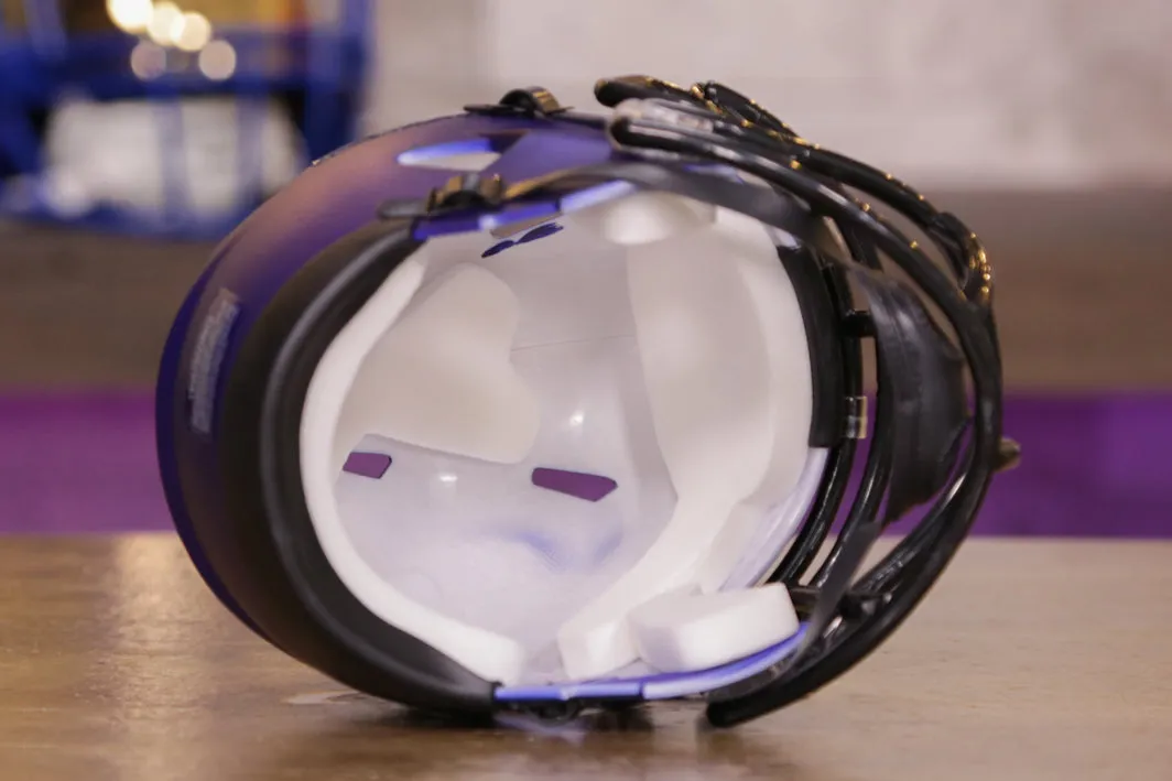 TCU Horned Frogs Riddell Speed Mini Helmet - Satin Purple