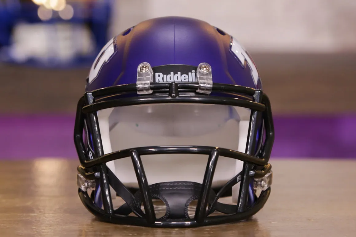 TCU Horned Frogs Riddell Speed Mini Helmet - Satin Purple