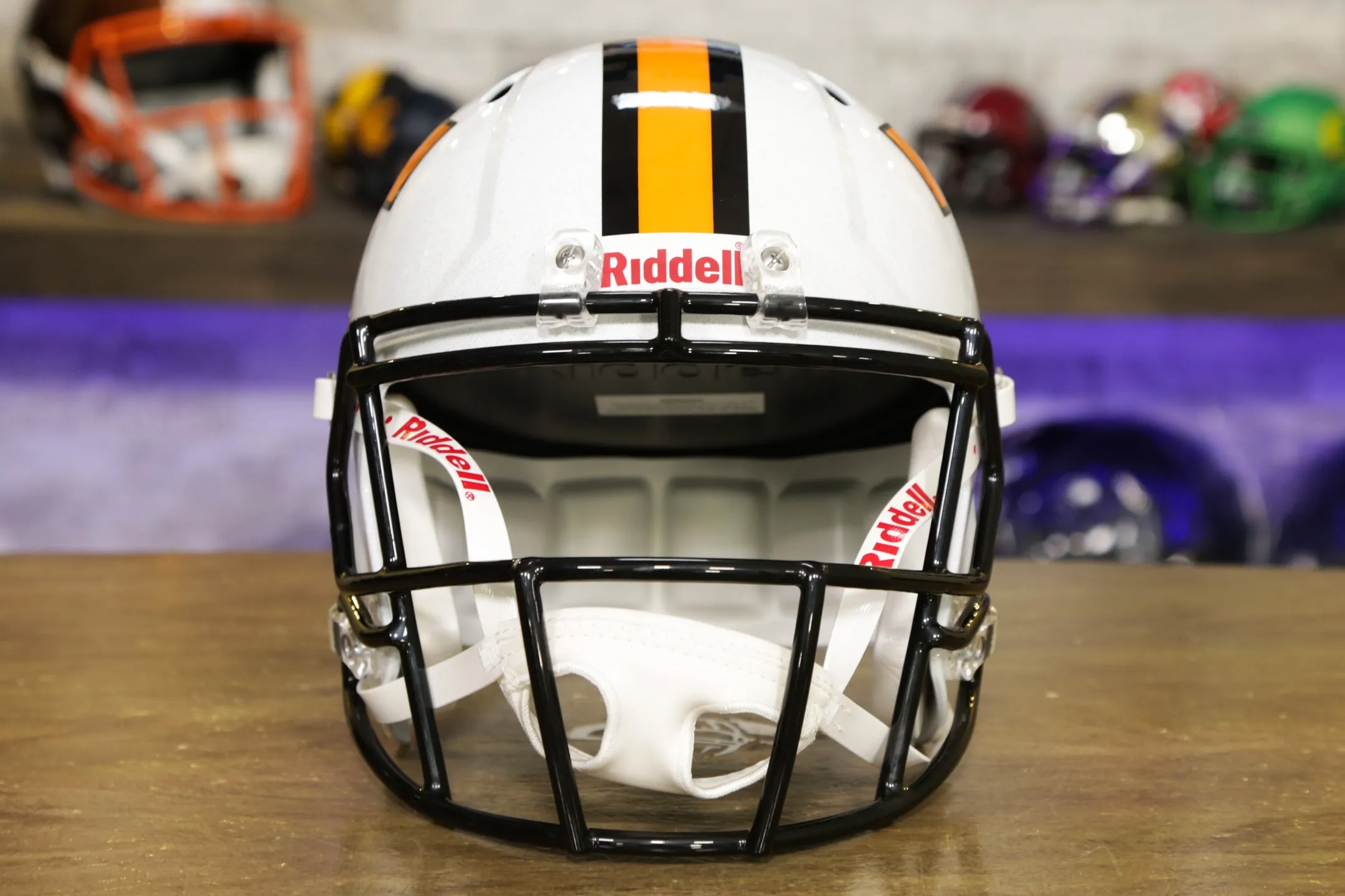 Tennessee Volunteers Riddell Speed Display Helmet - Dark Mode