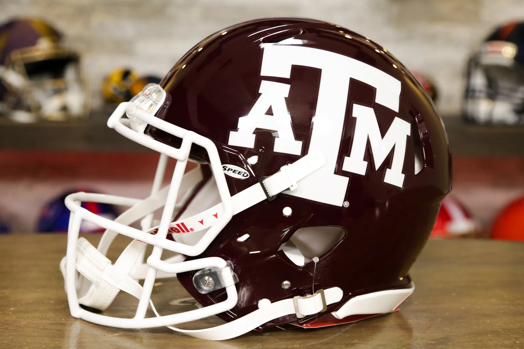 Texas A&M Aggies Riddell Speed Authentic Helmet