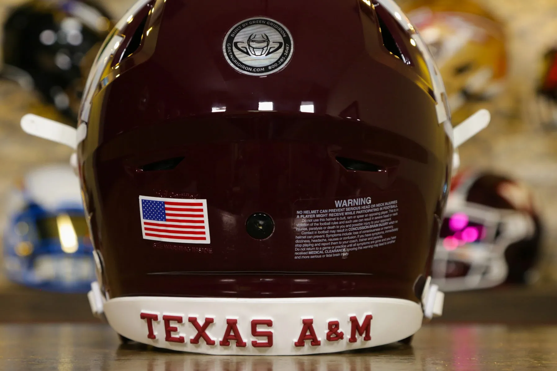 Texas A&M Aggies Riddell SpeedFlex Helmet - GG Edition 01018