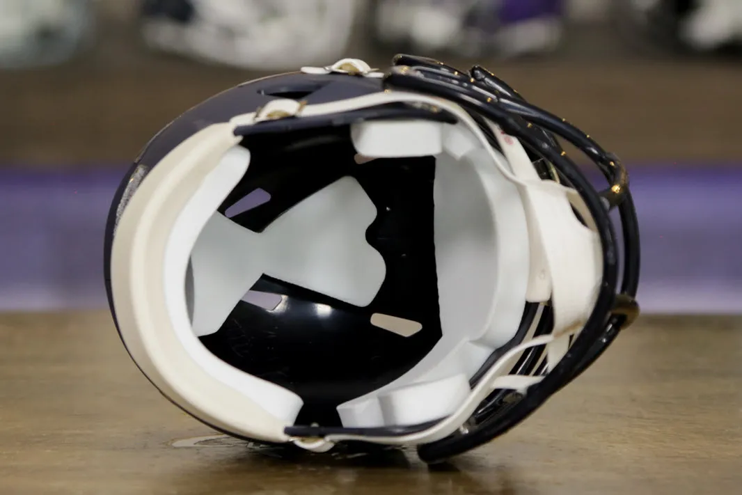 Toledo Rockets Riddell Speed Mini Helmet - Matte Navy